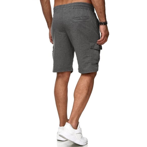 Multi-Pocket Casual Shorts Basketball Sports Gym Fitness Cargo Pants Workout - Picture 11 of 16